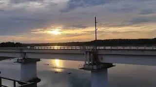 Crossing Kansabati: Aranyak Express leaving Medinipur