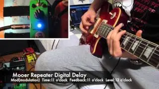Mooer Repeater Delay Pedal Demo