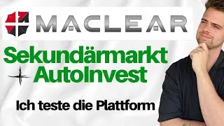 Maclear Autoinvest + Sekund&auml;rmarkt!? 🤔| Maclear P2P Erfahrungsbericht