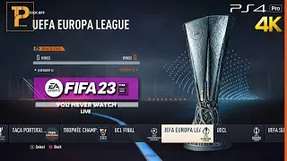FIFA 23 - Barcelona vs Man United - UEFA Europa League Final | PS4&trade; Pro Gameplay [4K60]
