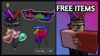 FREE ACCESSORIES! HOW TO GET ALL LUOBU ITEMS! ROBLOX LUOBU PARTY EVENT #Shorts