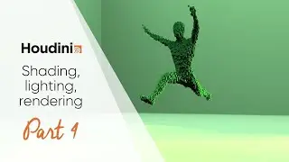 Fracture Simulation on Animated Rigs - Houdini 17 (Part 5/5 - Shading, lighting, rendering)