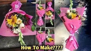 How to Make Flower Bouquets With Real Flowers || असली फूलों से फूलों का गुलदस्ता कैसे बनाएं ||