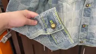 L-ouis Vuitton Damier Classic Denim Jacket