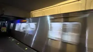 Wmata DC Metro Kawasaki 7000 Series Red Line Departs Union Station.