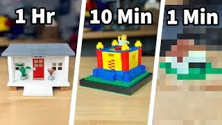 Building a LEGO House in 1 Hour, 10 Minutes, and 1 Minute&hellip;