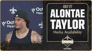 Alontae Taylor on practice, role in defense | Saints Training Camp 2025