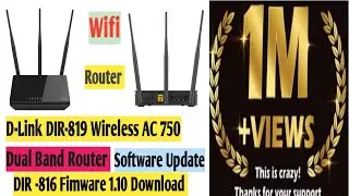 D-Link DIR-816 AC 750 Dual Band Router || DIR-816 Firmware Update|###technicalonline### |19 Aug 2021