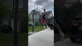 Ninja dunk 🥷🏽 #bounce #dunk #shorts