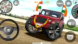 Modified Mahindra Thar🔥Indian Car Game Mobile|Gadi Wala Game|Offroad Gameplay😈#2026