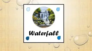 Secrets of Waterfall /Nature Painting Acrylic Tutorial for Your Beautiful Mind/ Easy & Best Art #24