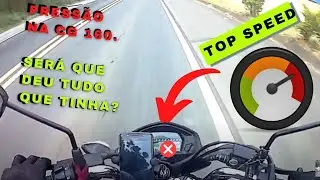 TOP SPEED DA CG FAN 160, MOTOVLOG DE MOTO, MOTOBOY ONLINE | BLACK BOY MOTOVLOG.