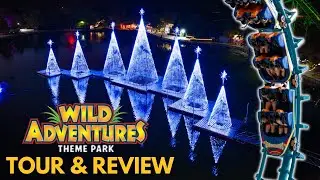 Тематический парк Wild Adventures | Полный обзор парка, аттракционов и праздничной иллюминации