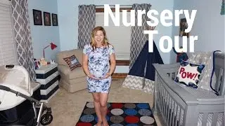 Nursery Tour:  Super Hero Themed Boy Nursery