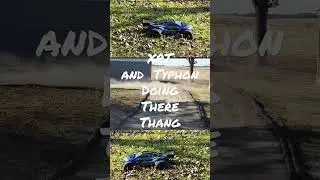 Bashing and Racing. Arrma Typhons and Traxxas XRT