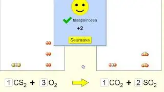 Kemia (7): Kappale 10 extra: Reaktioyhtälön tasapainottaminen