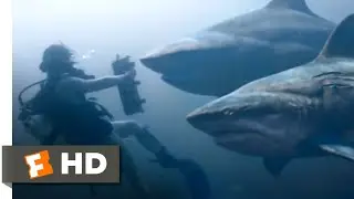 Deep Blue Sea 3 (2020) - Underwater Knife Fight Scene (8/10) | Movieclips