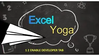 1 2 ENABLE DEVELOPER TAB