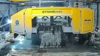 STONEWIN MUTI-WIRE SAW MACHINE #stoneprocessing #stonewin #multiwire 