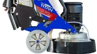 Titan 530 VS Hyper Grinder Machine Polishing Concrete Floor