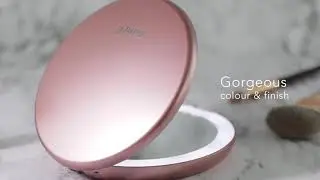 Introducing the Rose Gold Lumi Lighted Makeup Compact Mirror - by Fancii & Co.