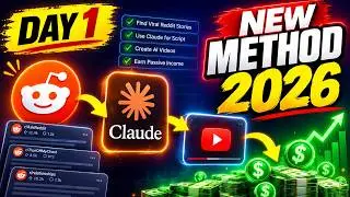 How to Make Passive Income in Day 1 from Reddit Videos & Claude ( Step by Step)