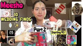 Meesho wedding finds haul part 2 ✨|| affordable wedding essentials