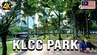 【🇲🇾 4K 】KLCC CENTRAL PARK KUALA LUMPUR WALKING TOUR | AMAZING PARK | FOR A FAMILY |  MALAYSIA VISIT