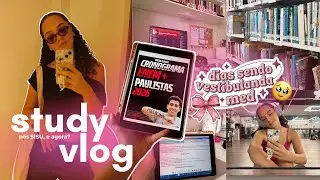 study vlog | dias ap&oacute;s SISU (e agora?) + cronograma bivalente para paulistas e enem 🌟📚💖