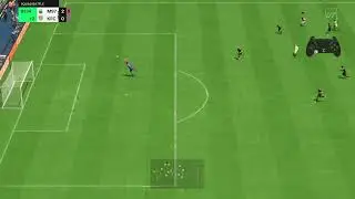 Near halfway line goal with futties Reece James