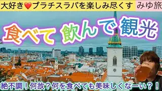 大好き❤️ブラチスラバを楽しみ尽くす⭐️ブラチスラバ城へ⭐️喉風邪？歴史的建築の薬局で喉薬を買う⭐️何故？何を食べても美味しくなーい！ ⭐️東欧中欧みゆ旅2024秋🍂Day24&25