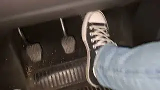 Gas Pedal Play in my Converse (Male Pedal Pumping)