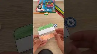 Indian Flag Craft | Coloring, Cutting Practice and Gluing | Worksheet For Kids #papercraft #india