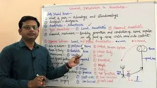 Local Anaesthetics (Part 01) | Introduction of Local Anaesthetics | Difference in Local & General