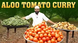 Aloo Tomato Curry | Tomato Aloo Curry | Bhindi Fry | Okra Stir Fry | Nawab's Kitchen Official #129