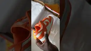 Nike dunk low cracked orange unboxing 🔥