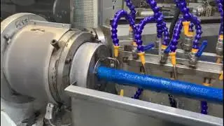 PVC layflat hose production machine line in Russia