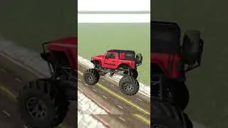 Impossible Thar Stunt 😱 | 1 Mistake = Game Over 🔥 #Shortsm#gaming #thar