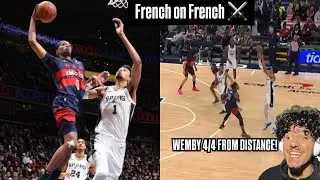Spurs vs Wizards highlights.((Reaction))