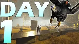 We Claimed Arks Biggest Cave DAY 1 Of Wipe! | Ark PvP