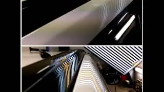 Bmw X3 roof rail sharp dent