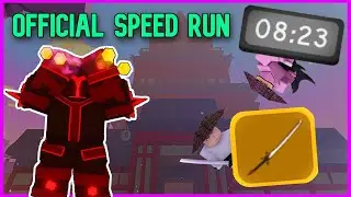 Fourth Fastest Samurai Palace Official Team Speed Run! | Dungeon Quest Roblox