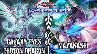 When players don't read cards during the Duel| Galaxy Eyes Vs Mayakashi| Master Duel Gameplay