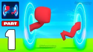 Прохождение игры Dr. Portal, часть 1 &mdash; Обучение использованию телепортационной пушки (Android, iOS)