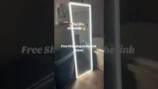Elevate Your Space with Stylish LED Full Length Mirror #mirror #ledmirror