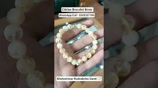 Citrine Bracelet 8mm Original #viral #citrine #stone #bracelet #shortfeed #viralshort #trend #2026
