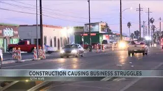 12th Avenue construction raises concerns from business owners on Tucson's southside