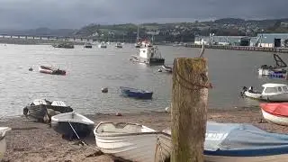 Teignmouth Devon.  Back Beach.