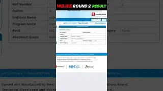WBJEE Round 2 Result✅ | WBJEE Round 2 Cutoff | WBJEE Counselling 2025