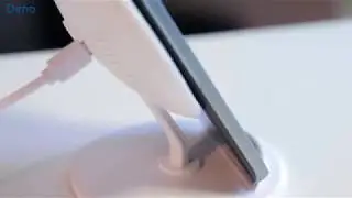 Support t&eacute;l&eacute;phone chargeur &agrave; induction Hallora - 994/Z1806